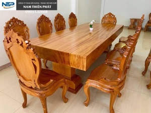 BỘ BÀN ĂN NGUYÊN KHỐI